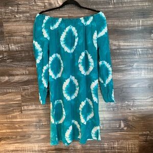 Michael Kohrs Off the Shoulder, Gauze Dress